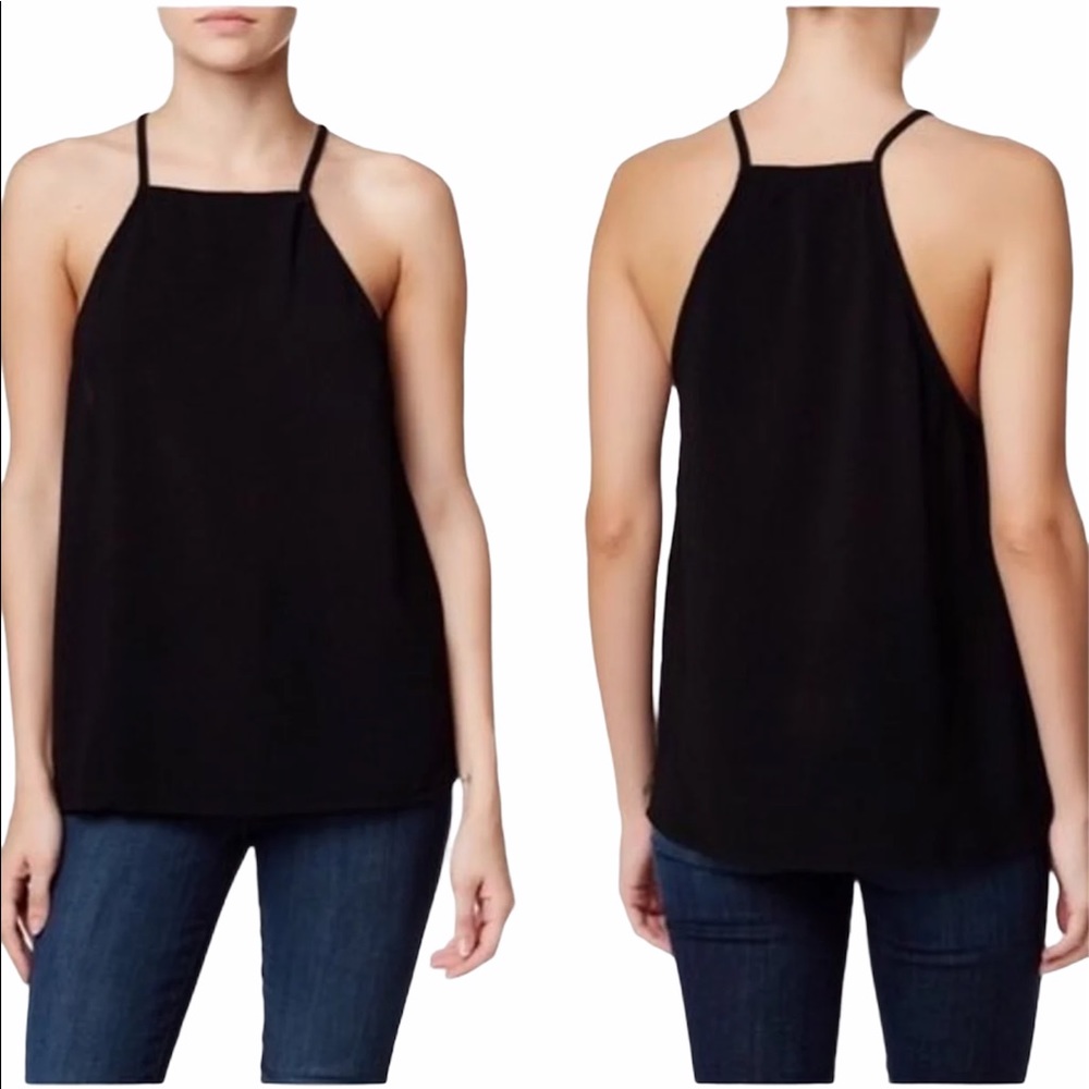 High neck camisole tank top